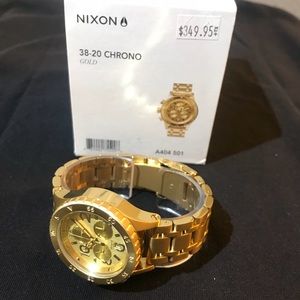 Nixon 38-20 Chrono in Gold